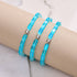 Aquamarine | .925 Sterling Silver | Mermaid Glass Pebble Bracelet
